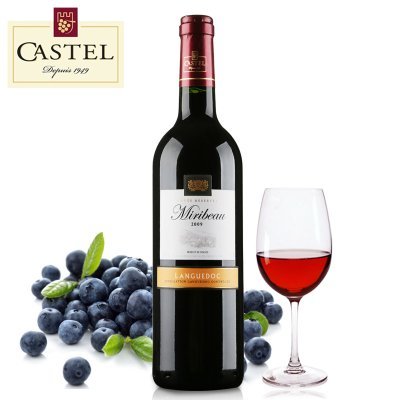 【CASTEL進口酒 】卡斯特 2009年份 法國原瓶進口紅酒 Castel典藏AOC干紅葡萄酒 750ml【價格 圖片 品牌 報價】-蘇寧易購